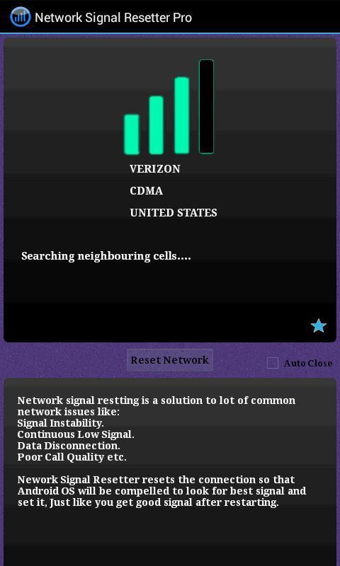 Network Signal Resetter Free截图2