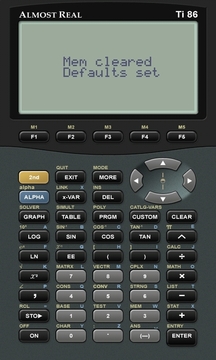 TI-86模拟计算器截图