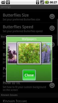 蝴蝶动态壁纸 Butterfly Live Wallpaper截图