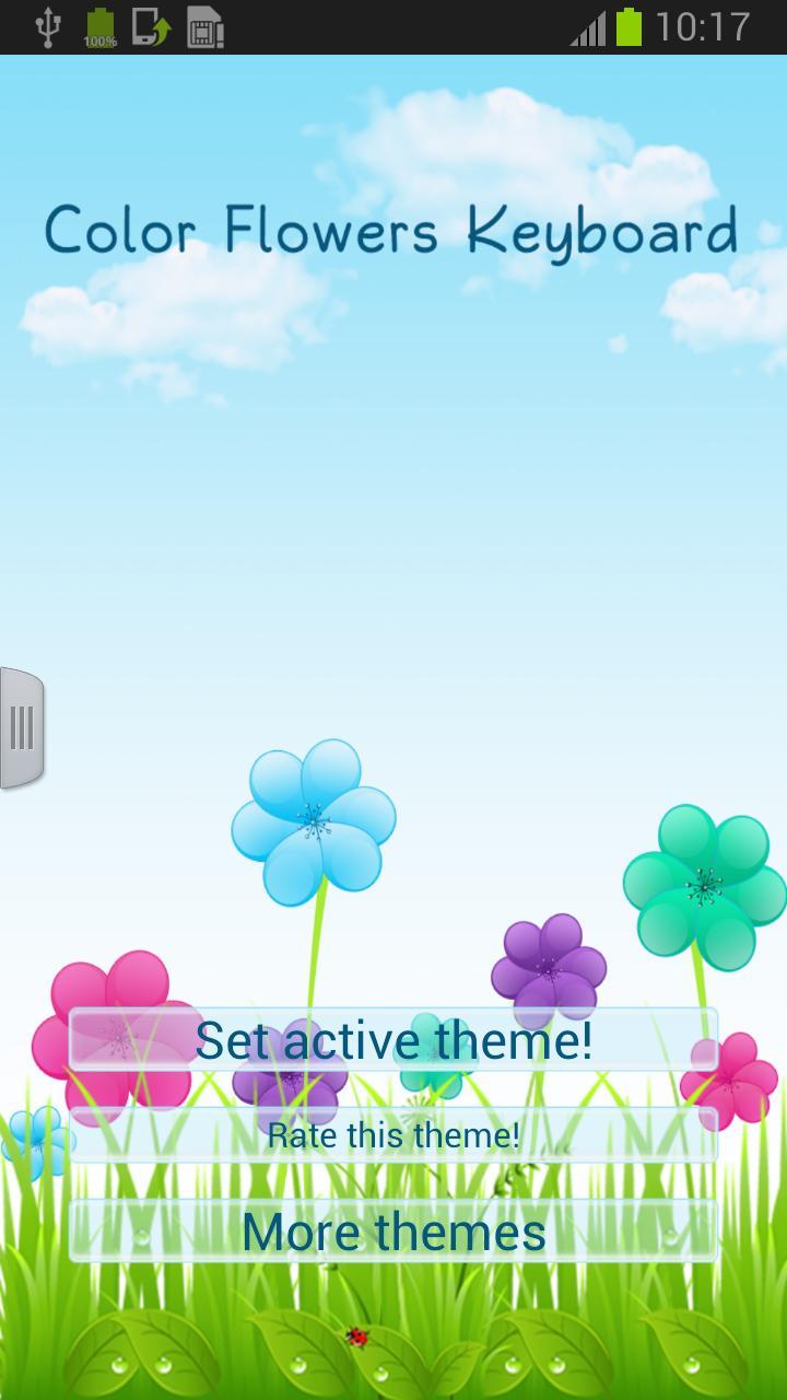 Color Flowers Keyboard截图1