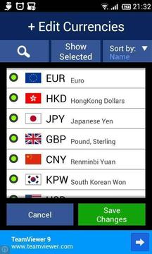 Currency货币汇率换算截图