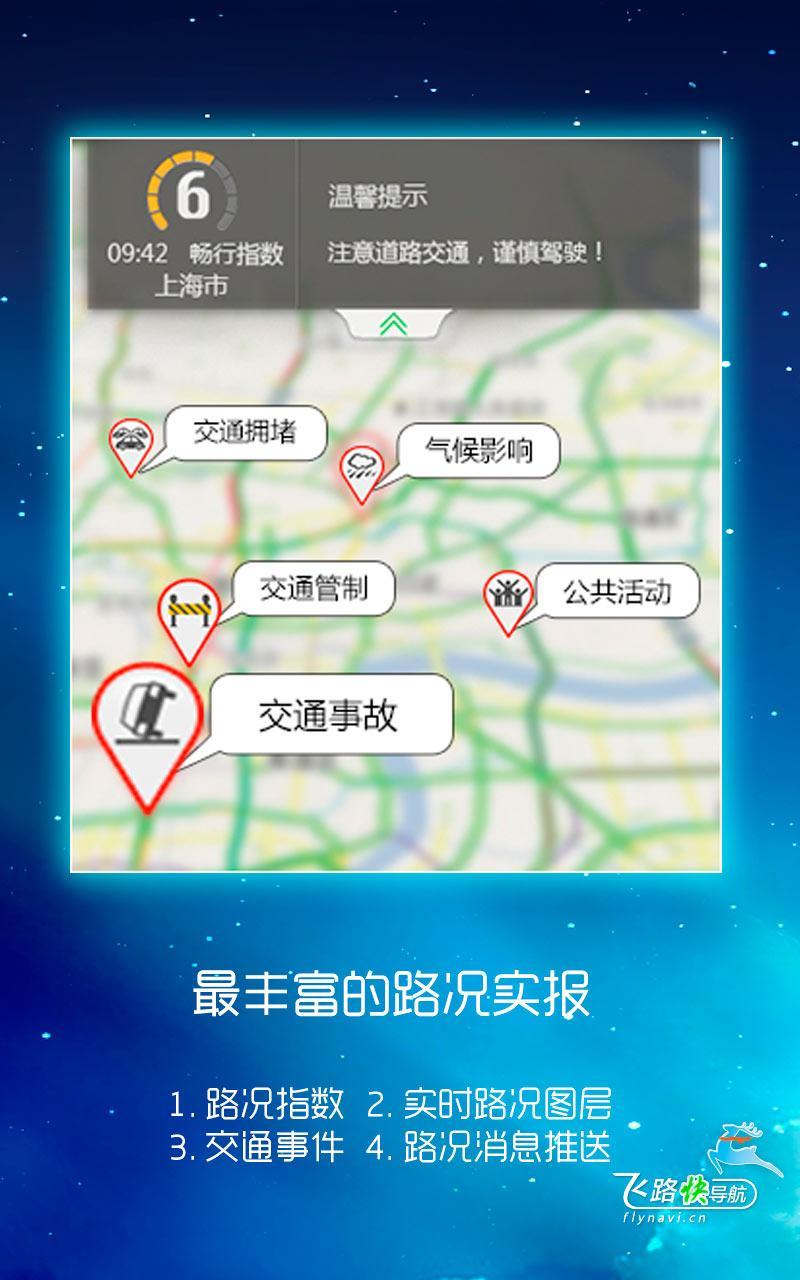 飞路快-路况甩堵导航HD截图6