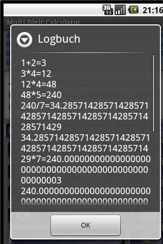 Multiple Digit Calculator截图4