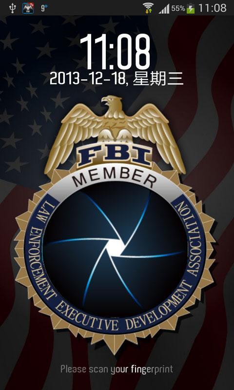 FBI指纹锁屏高级版截图7