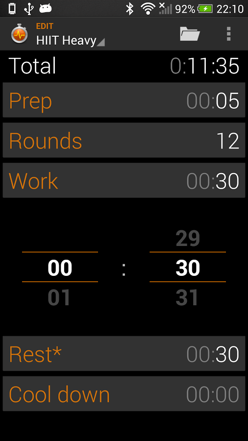 Impetus Interval Timer截图2