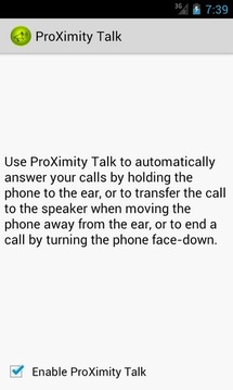 感应接听ProXimity截图