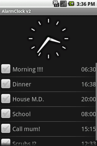 Alarm Clock v2截图1