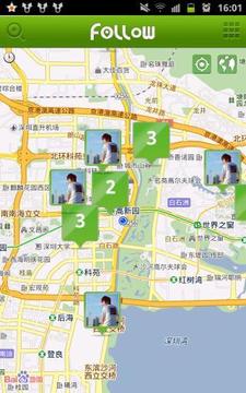 跟我走GPS地图定位截图