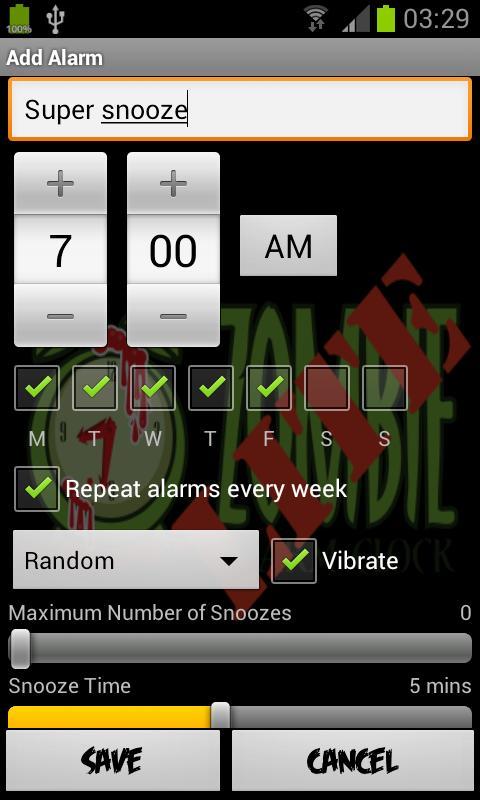 Zombie Alarm Clock LITE截图1