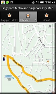 新加坡地图 新加坡地铁截图