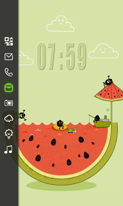 酷爽西瓜-锁屏精灵截图8