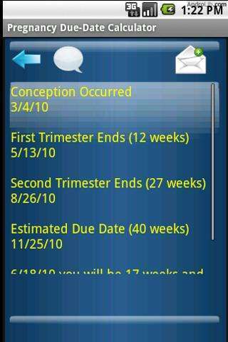 怀孕生产期计算器截图4