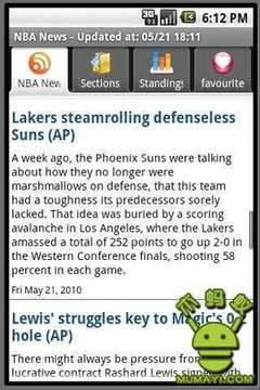 NBA新闻截图