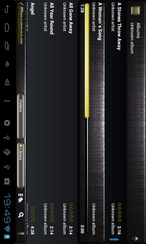 Poweramp Steel of iron yellow machine截图11