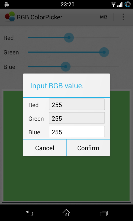 RGB颜色选择器截图3