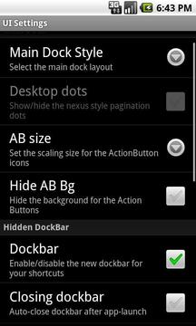 ADW Launcher for Android 1.6截图