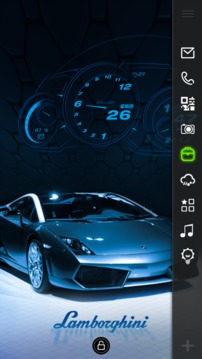 兰博基尼-锁屏精灵截图