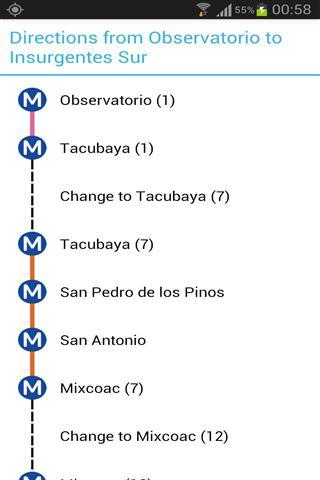 墨西哥城地铁截图1