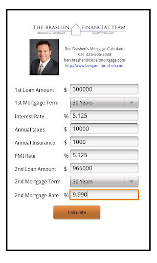 Ben Brashen Mortgage Calc截图2