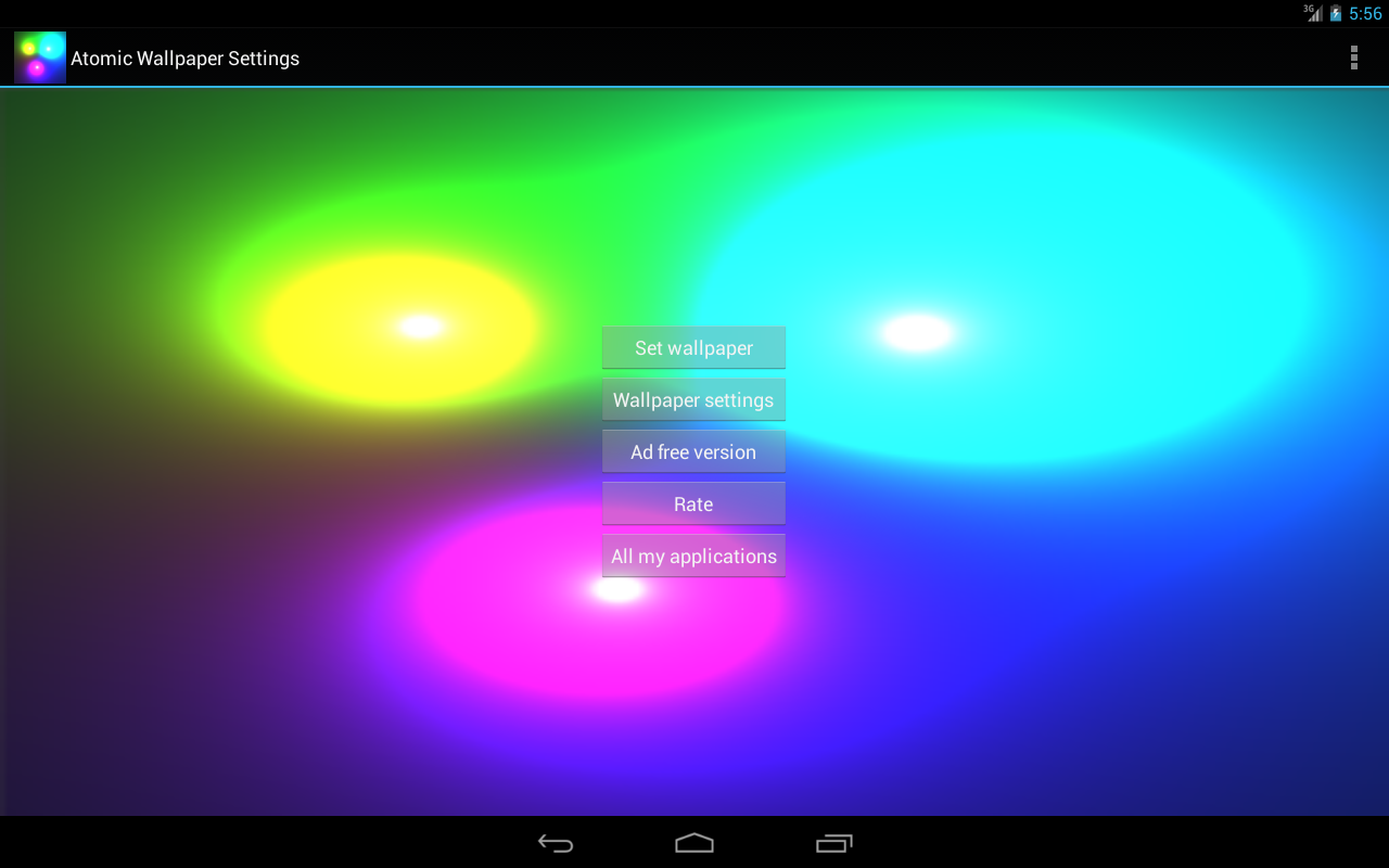 Atomic Live Wallpaper FREE截图1