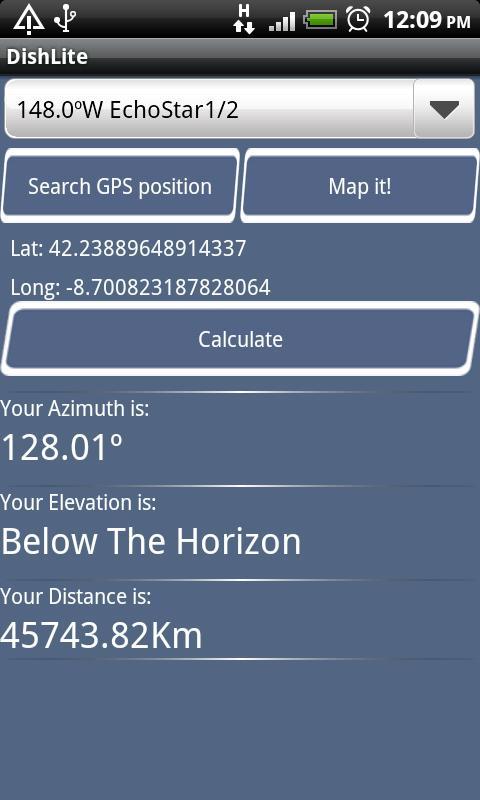 Dish Pointing Calculator Lite截图3