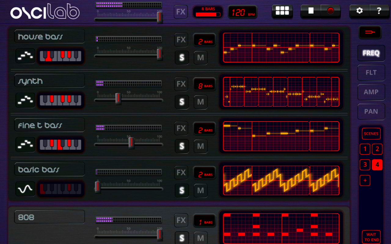 Oscilab音乐创作截图1