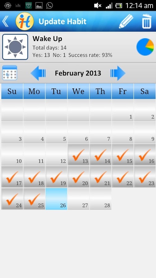 iPro Habit Tracker Free截图5