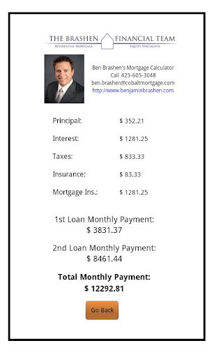 Ben Brashen Mortgage Calc截图1