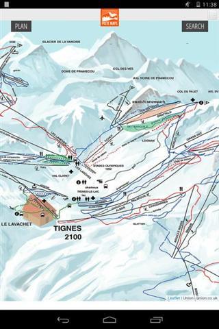 滑雪道地图截图5