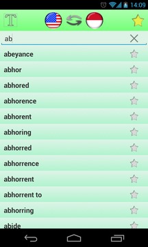 英语-印尼语词典截图