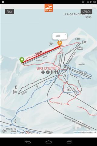 滑雪道地图截图4