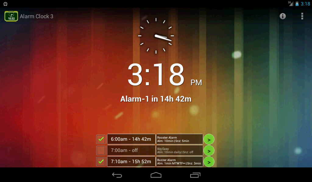 Alarm Clock 3 - music alarm截图1