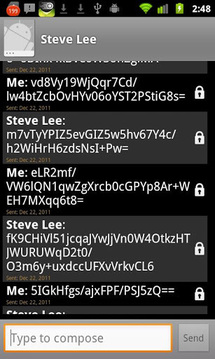 uText Encrypted SMS截图