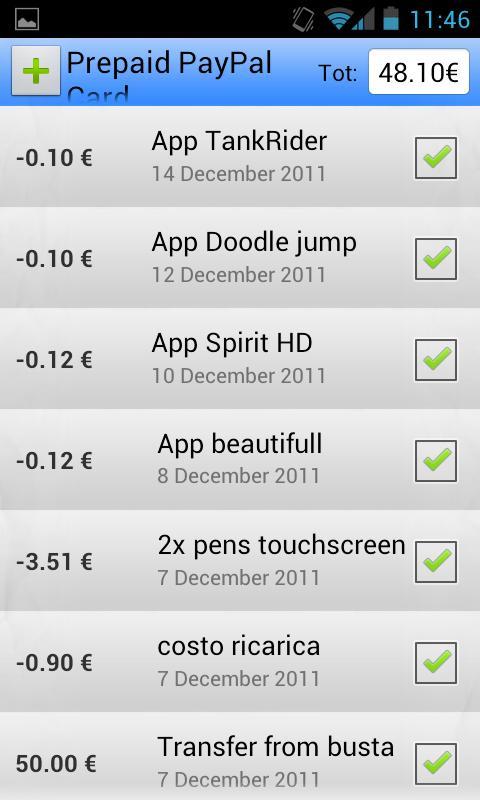 My Expenses Free截图4