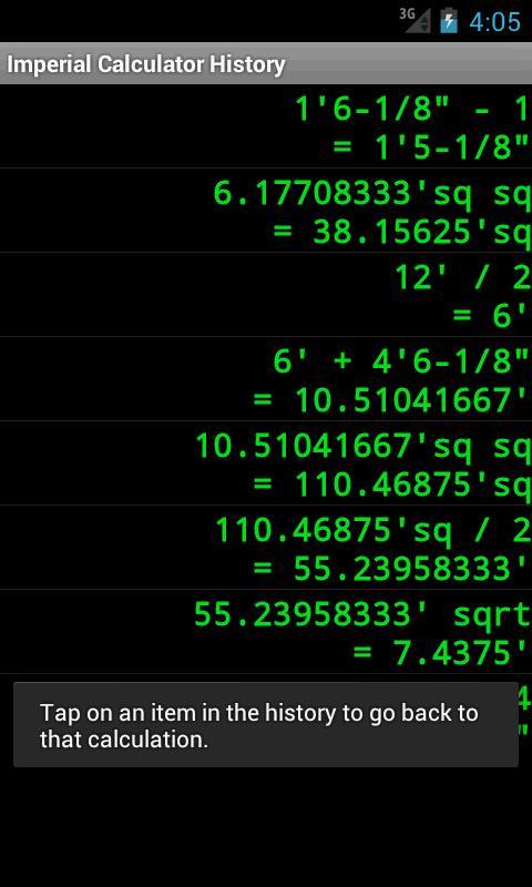 Imperial Calculator截图2