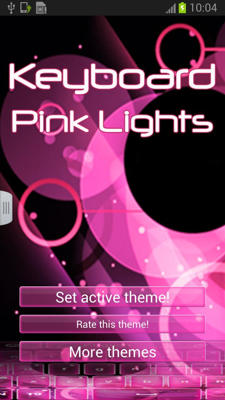 Keyboard Pink Lights截图1