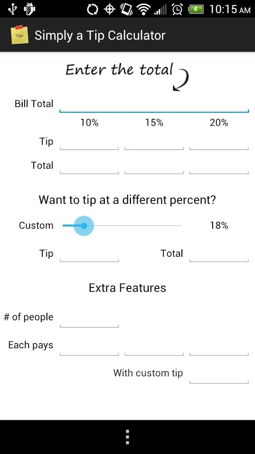 Simply a Tip Calculator截图3