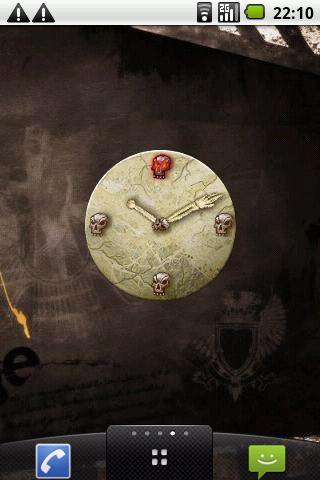 Skulls Clock Widget截图2