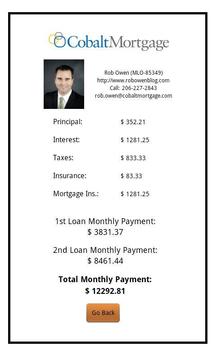 Rob Owen's Mortgage Calculator截图