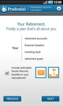 Retirement Income Calculator截图