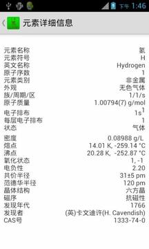 化学元素周期表截图