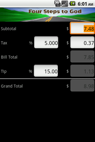 Tippie Tip Calculator (Free)截图1