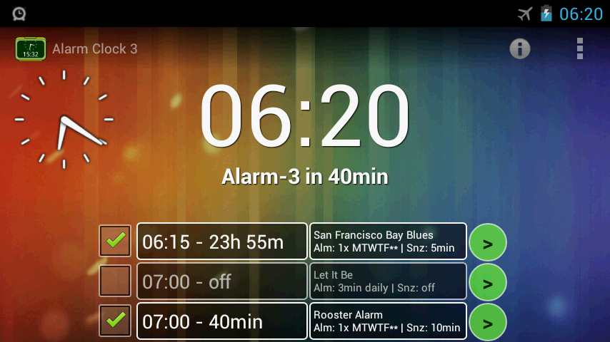 Alarm Clock 3 - music alarm截图9