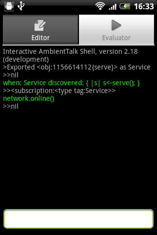 AmbientTalk Interpreter截图2