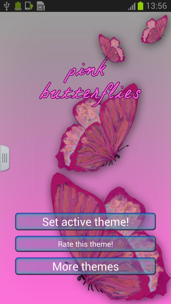 Keyboard Pink Butterflies截图1