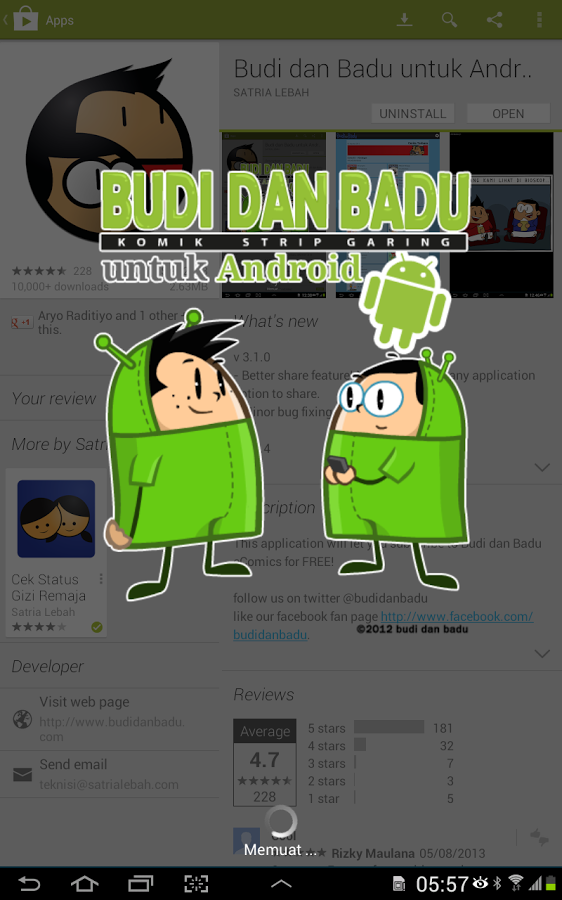 Budi dan Badu untuk Android截图1