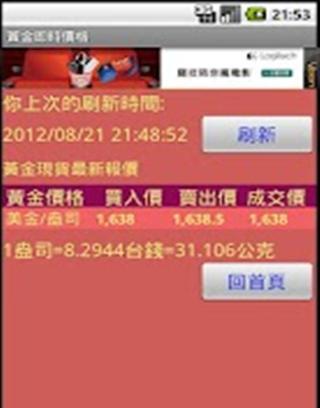 黃金即時價格截图1