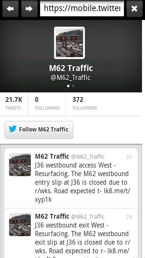 M62 Traffic News截图3