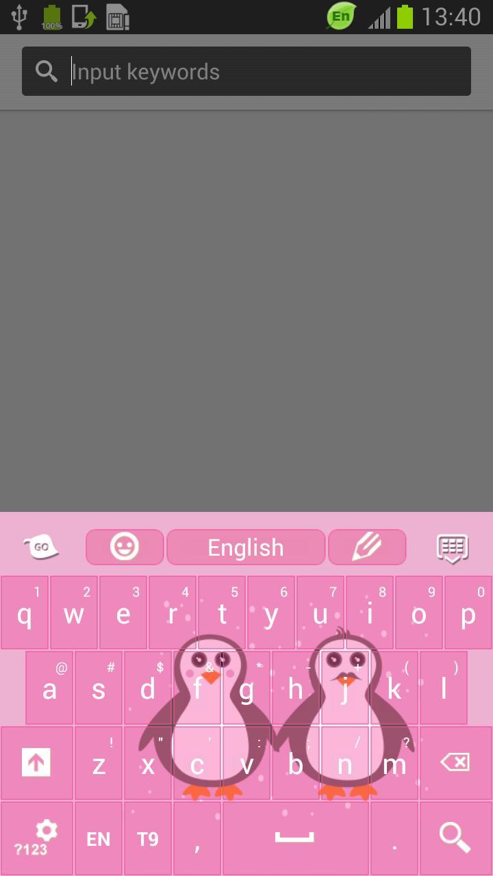 Keyboard Theme Pink Download截图2