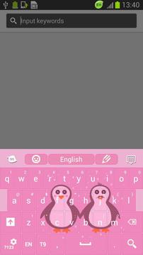 Keyboard Theme Pink Download截图